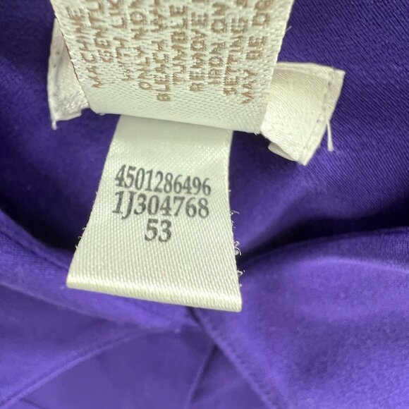 Chicos Women Top 1 Medium Button Front Roll Tab Long Sleeve Shirt Pocket - Picture 8 of 12